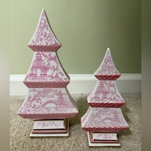 Pink Chinoiserie Trees